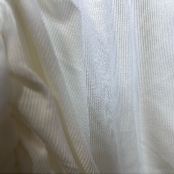 Hello Molly White Ribbed One Shoulder Bodycon Dress - Picture 5 of 7